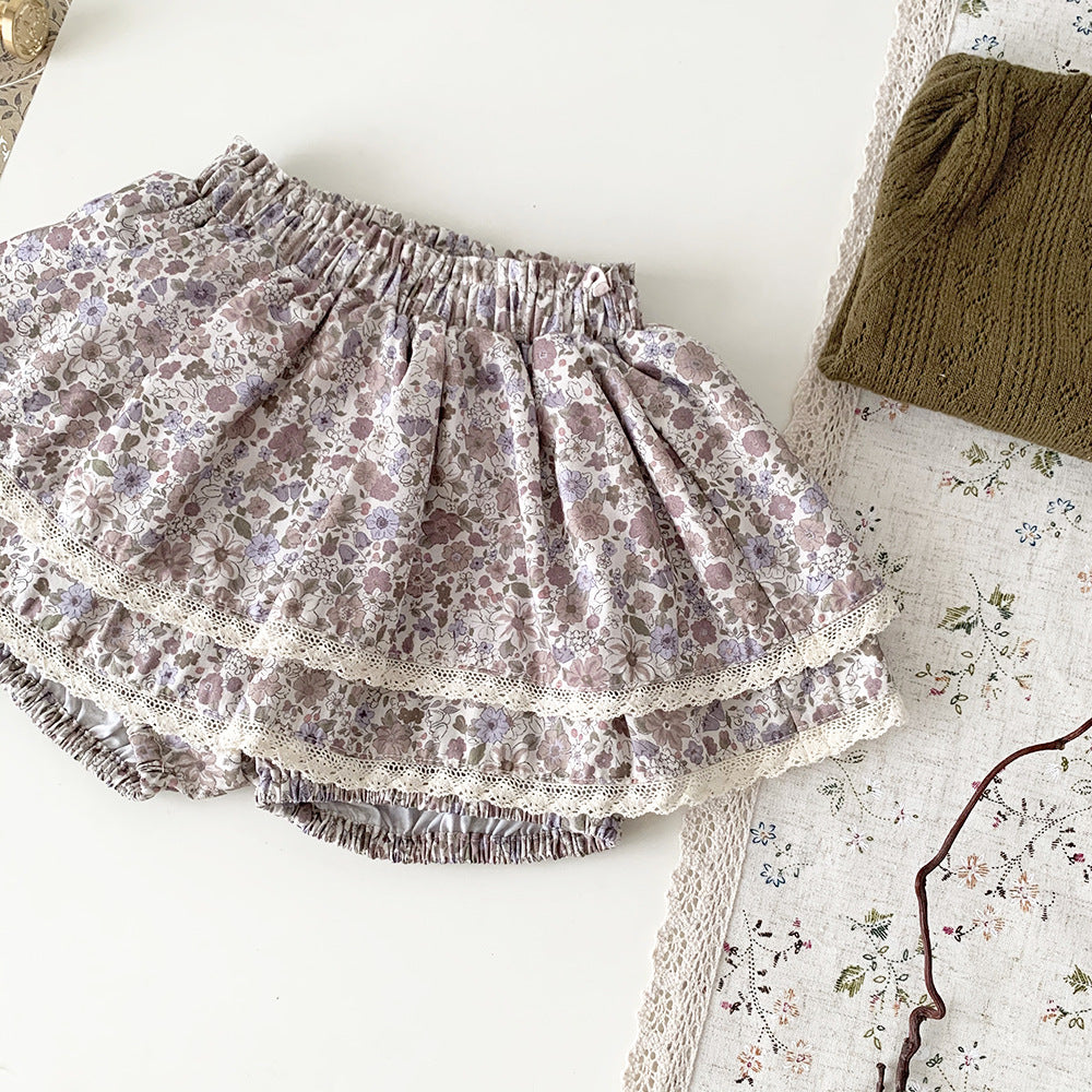 floral shorts cotton - baby magazin