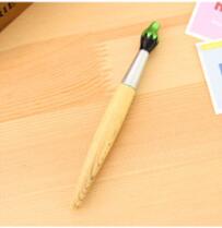 Brush Shape Creative Ballpoint Pen Wooden
