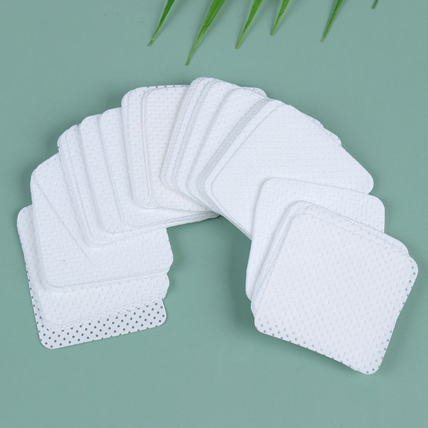 100PCS/Pack Lint-Free Paper Cotton Wipes Eyelash Glue Remover Wipe Clean Cotton Sheet Nails Art Cleanin Cleaner Pads baby magazin 