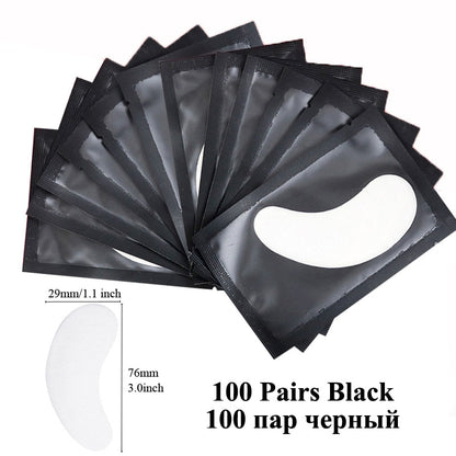 100pairs Eyelash Extension Paper Patches Grafted Eye Stickers 7 Color Eyelash Under Eye Pads Eye Paper Patches Tips Sticker baby magazin 