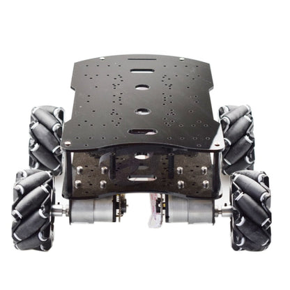 10KG load Metal Omni Mecanum Wheel Robot Car Chassis Kit with 4pcs Encoder Motor for Arduino Raspberry Pi DIY STEM Toy Parts baby magazin 