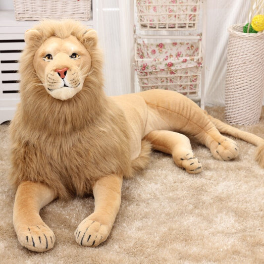 110cm Huge American lion  pillow lively African Animals Plush doll model home decoration stuff dolls Children toys gift baby magazin 