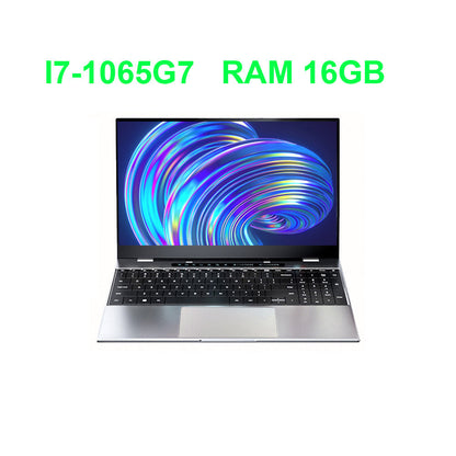15.6" Intel Core I7-1065G7 Touch Bar Laptop 16GB 512GB SSD Win10 FHD Backlit keyboard 2.4G+5G Wifi Notebook PC baby magazin 