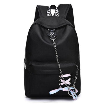 17L Outdoor Travel Backpack Waterproof Nylon School Rucksack Girls Women Bag With Headphone Jack baby magazin 