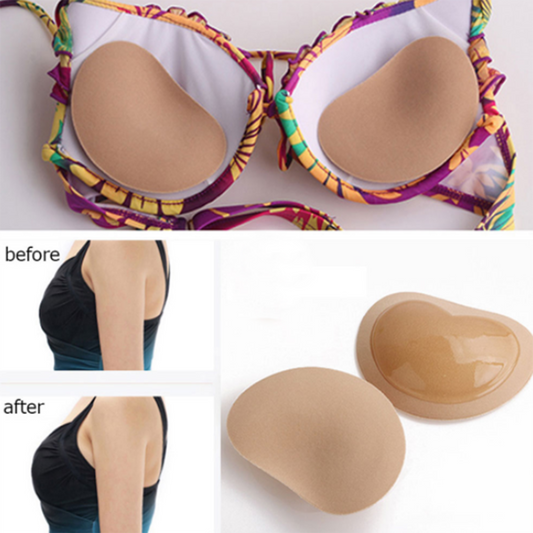 1Pair Sticky Bra Thicker Sponge Bra Pads Breast Push Up Enhancer Removeable Adding Inserts Cups Invisible Lift Up Bra for Women baby magazin 