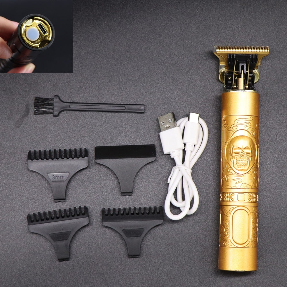 2020 USB T9 Hair Clipper Professional Electric hair trimmer  Barber Shaver Trimmer Beard 0mm Men Hair Cutting Machine for men baby magazin 