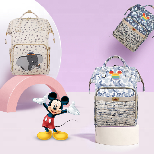 2021 Disney FAMA Factory Camouflage Dumbo Backpack Baby Stroller Bag Outdoor Travel Mummy Diaper Bags baby magazin 