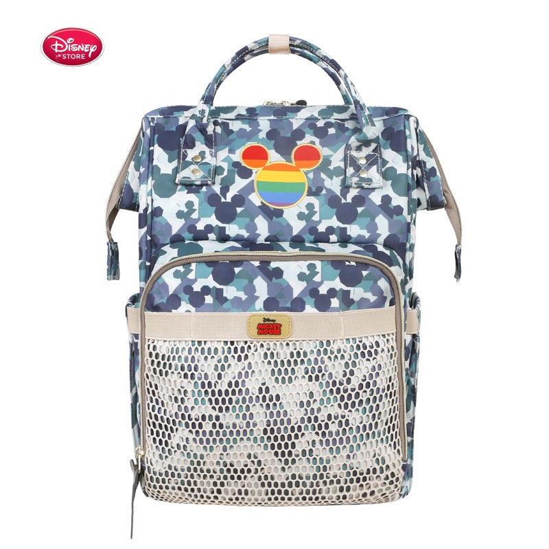 2021 Disney FAMA Factory Camouflage Dumbo Backpack Baby Stroller Bag Outdoor Travel Mummy Diaper Bags baby magazin 