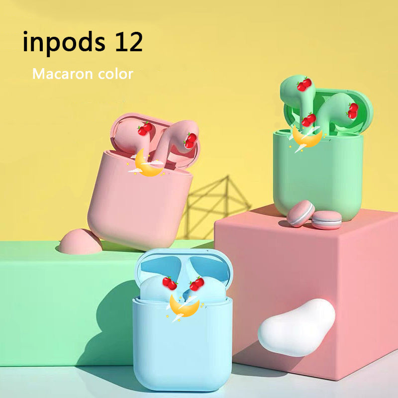 2021 Macarons Black Impods12 tws Inpods12 earphone Waterproof True Wireless Stereo Mini Sport Earbuds I13 Audifonos Headphone baby magazin 