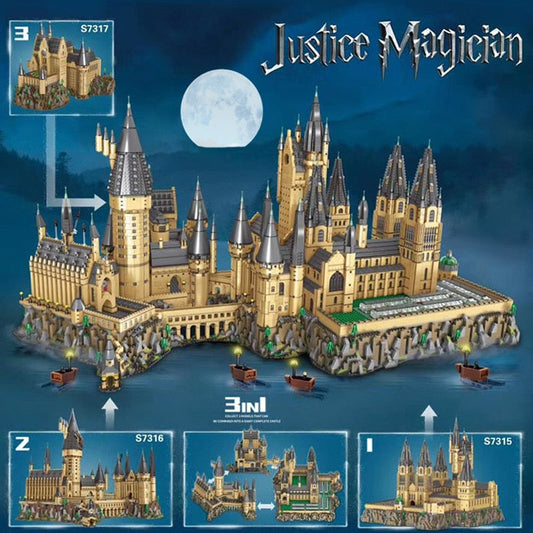 2021 New MOC 3 IN 1 Magic Movie Model Castle Centra Compatible 16060 Building Blocks Brick Assembly Birthday Christmas Gift Toys baby magazin 