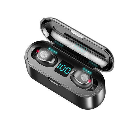 2022 F9-5 Wireless Earphone Headphone BT 5.0 TWS Mini In-ear Earbuds Sports Gaming HIFI LED Power Display Audifonos Headset baby magazin