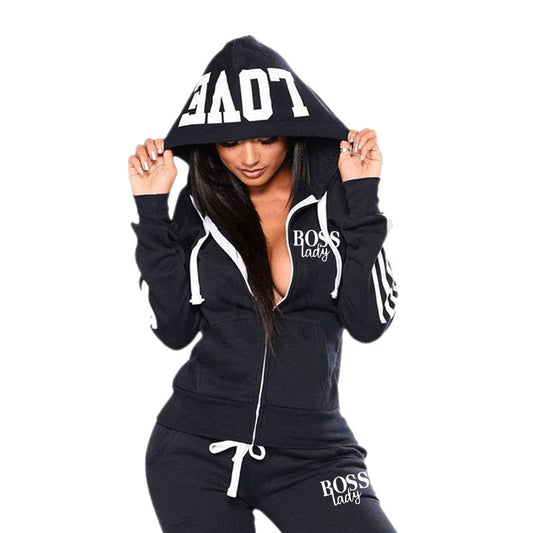 2022 Newest Spring Fashion Women's Tracksuit Hoodies and Sweatpants High Quality Ladies Daily Casual Sports Zipper Hooded Outfit baby magazin 
