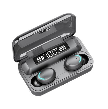 2022 new F9 twin wireless earphones BT 5.0 Twins mini earphones headphones hand free earbuds with power bank baby magazin 