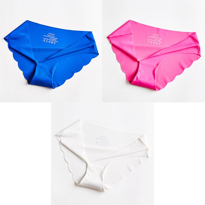 3 Pcs Women's Panties Seamless Underwear For Woman