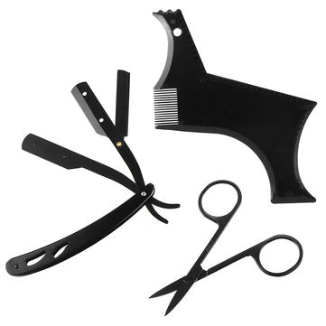 3Pcs/set Steel Razor Scissors