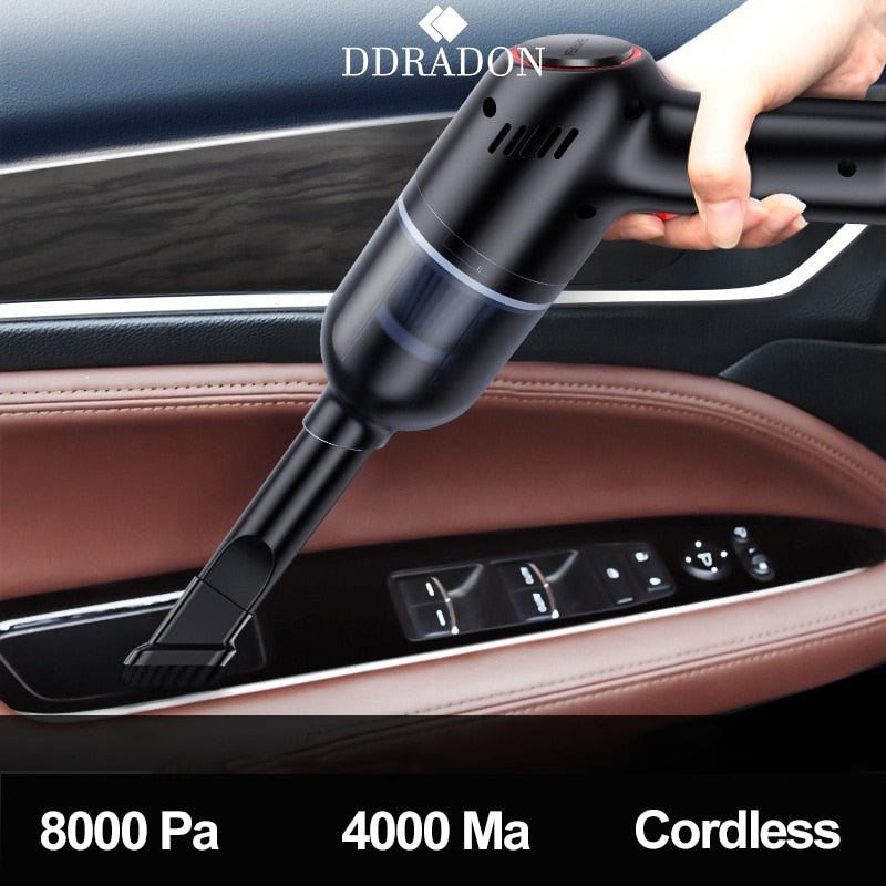 8000Pa Wireless Car Vacuum Cleaner Cordless Handheld Auto Vacuum Home & Car Dual Use Mini Vacuum Cleaner With Built-in Battrery baby magazin 
