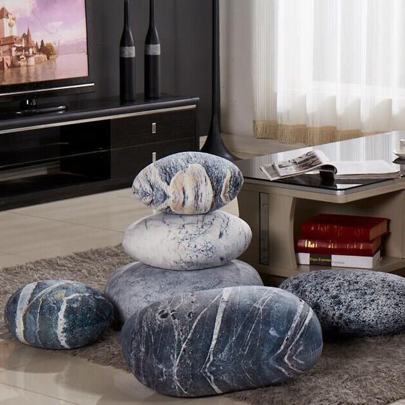 A Set( 6PCS) Pebble Stone Rock Shape Pillow Case/Cushion Covers Without Stuffing baby magazin 