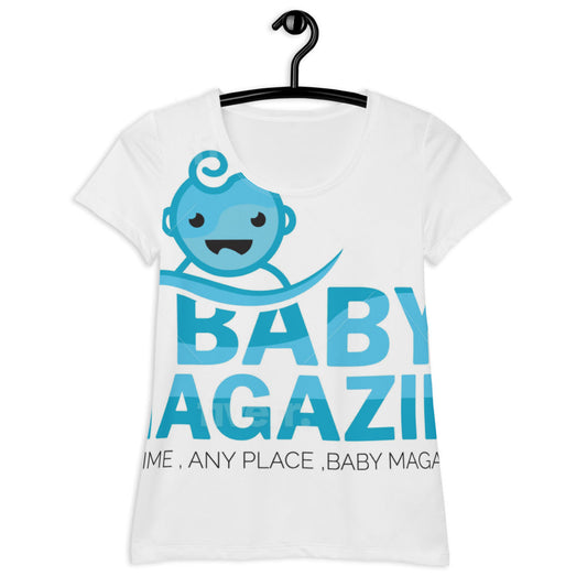 All-Over Print Women's Athletic T-shirt baby magazin 