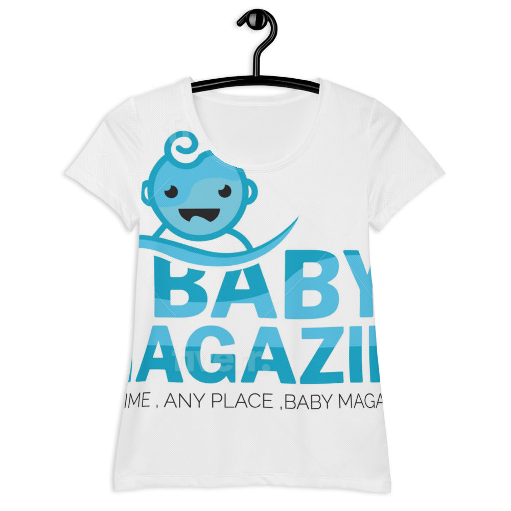 All-Over Print Women's Athletic T-shirt baby magazin 