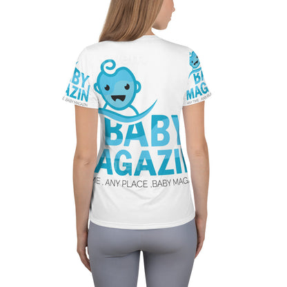 All-Over Print Women's Athletic T-shirt baby magazin