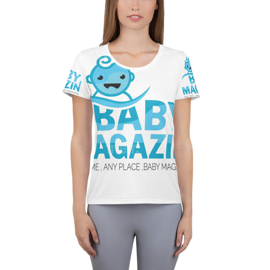 All-Over Print Women's Athletic T-shirt baby magazin