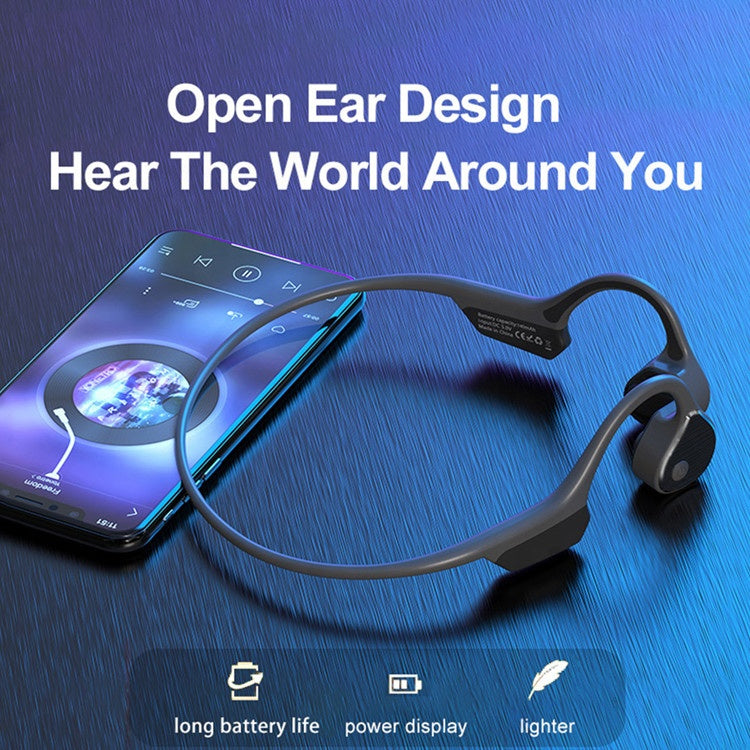 Amazon Hot Selling Sports Headset Open Ear IPX7 Waterproof Wireless Earphone Bone Conduction Headphones with Mic baby magazin 