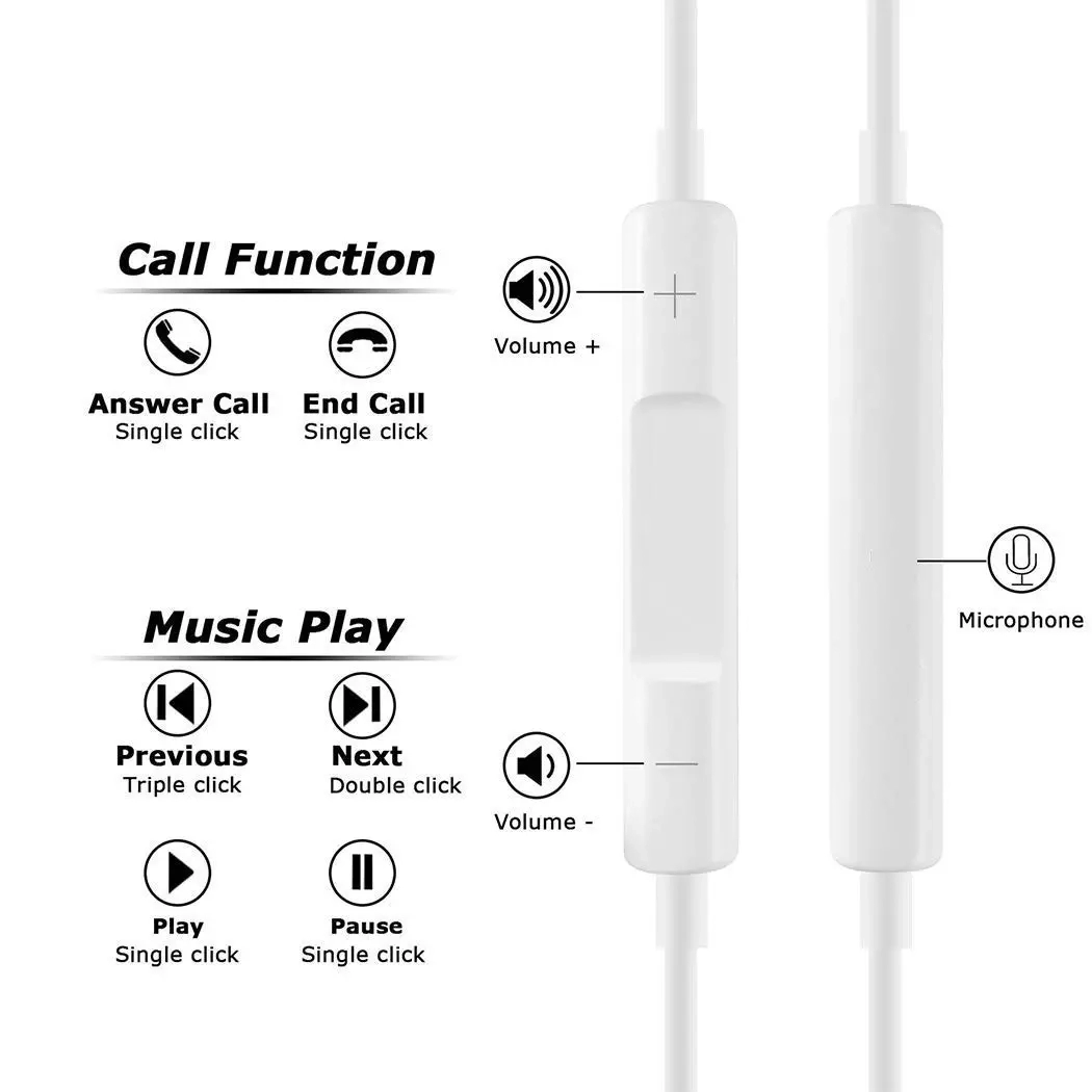 Amazon hot selling 8Pin wired handsfree headphone earbuds with BT For iPhone 11 12 7 earpods for Lightning earphones for apple baby magazin 