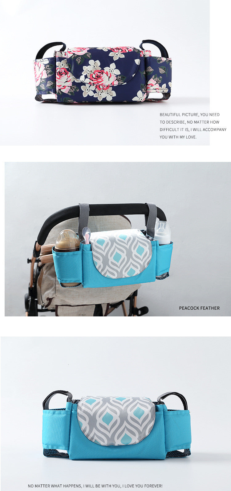 Baby Stroller Organizer Bag for Baby Care Accessories Baby Pushchair Stroller Hanging Bag Pram Organizer Travel Bags baby magazin 