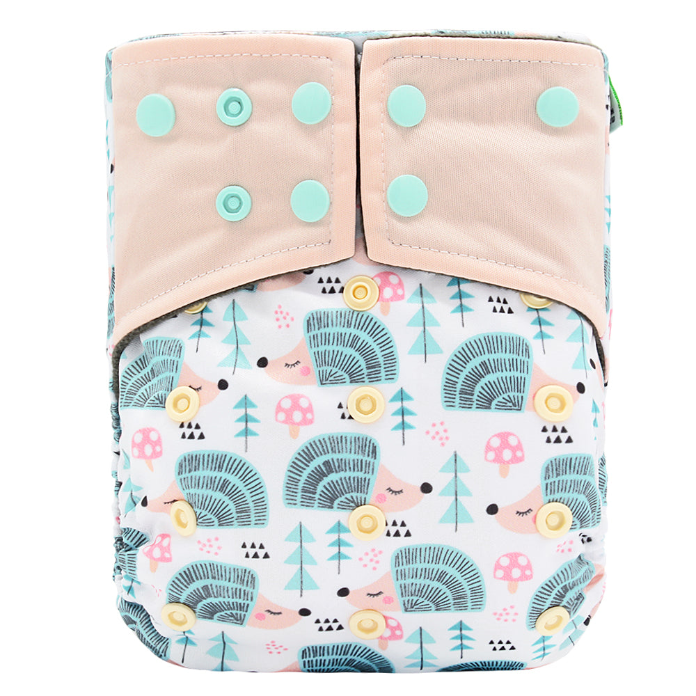 Baby washable leak-proof bamboo charcoal pocket cloth diapers baby magazin 