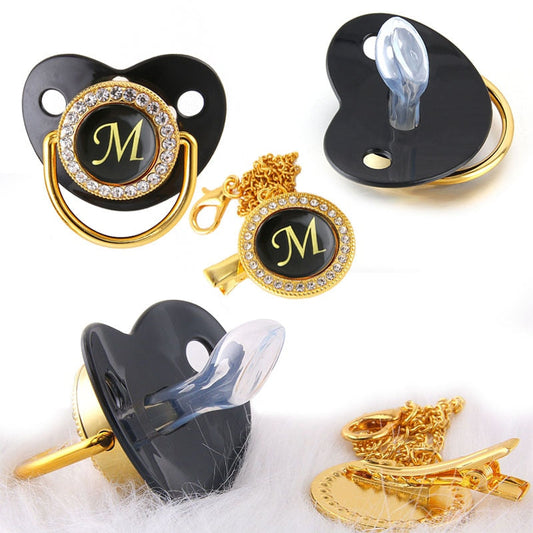 Black Bling Baby Pacifier baby magazin 