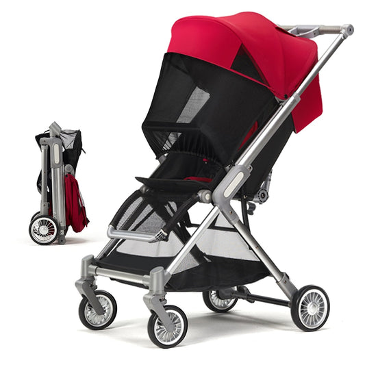 Bluechildhood Portable Baby Stroller Lightweight Baby Stroller Foldable Baby Pram Can Sit Can Lie Baby Bassinet Free Shipping baby magazin 