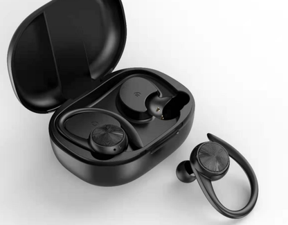 Button Control in Ear Earhook True Wireless Earbuds Earphones Headphones Wireless With battery screen Type C charging baby magazin 