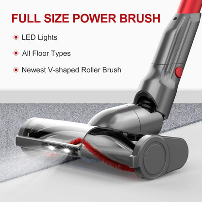 CE RoHS Certificated Hand Rechargeable Portable 120W Stick Cordless Vacuum Cleaner baby magazin 