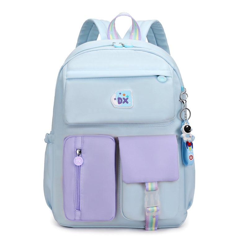 Childrens contrast color storage breathable backpack baby magazin 