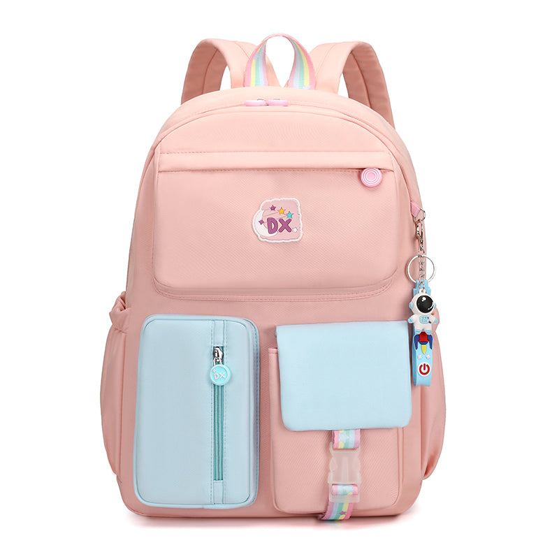 Childrens contrast color storage breathable backpack baby magazin 