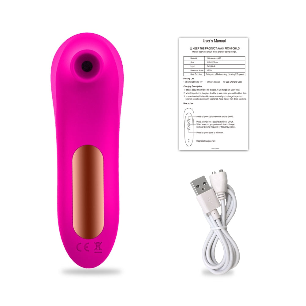 Clit Sucker Vagina Sucking Vibrator Clitoris Stimulator Blowjob Oral Nipple Sex Toys for Adult Women Masturbator Erotic Products baby magazin 