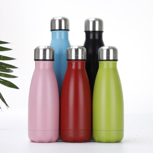 Coke bottle thermos cup large capacity stainless steel cup vacuum cola bottling outdoor portable sports kettle baby magazin 