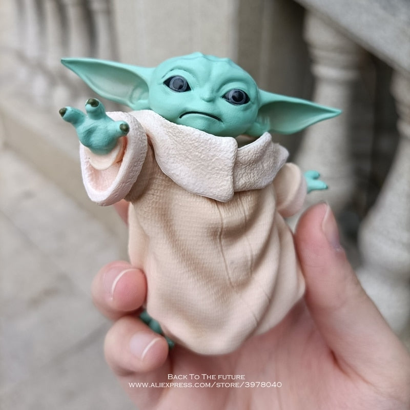 Disney Star Wars 8cm Toy Master Baby Yoda Darth PVC Action Figure Anime Figures Collection Doll mini Toy model for children gift baby magazin 