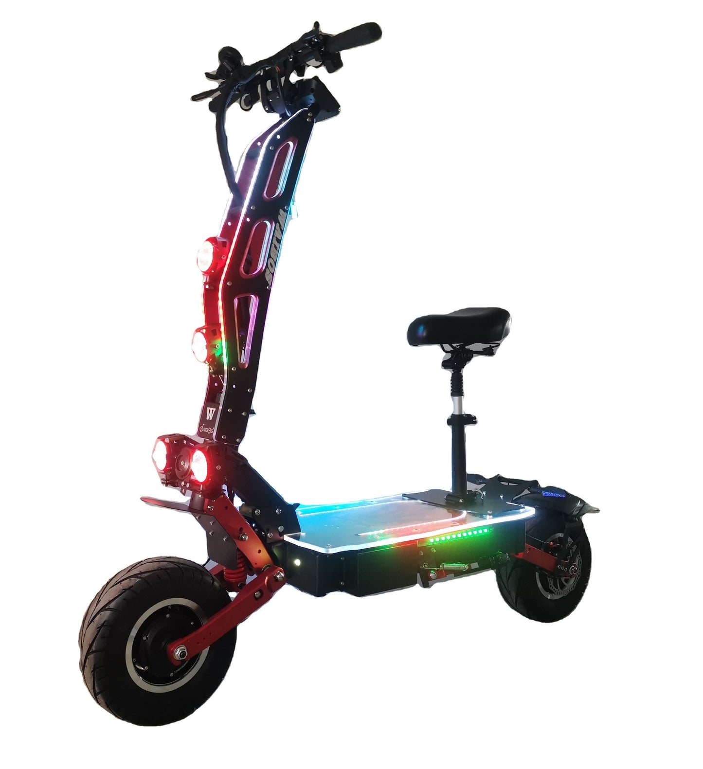 EU US No Tax geofought 60v 72v 8000w 10000W 50ah folding adult electric scooter with fat tire baby magazin 