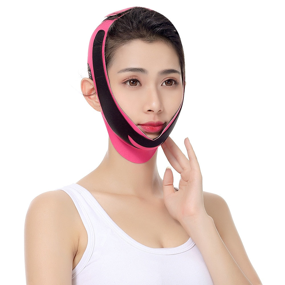 Elastic Face Slimming Bandage V Line Face Shaper Women Chin Cheek Lift Up Belt Facial Massage Strap Face Skin Care Beauty Tools baby magazin 