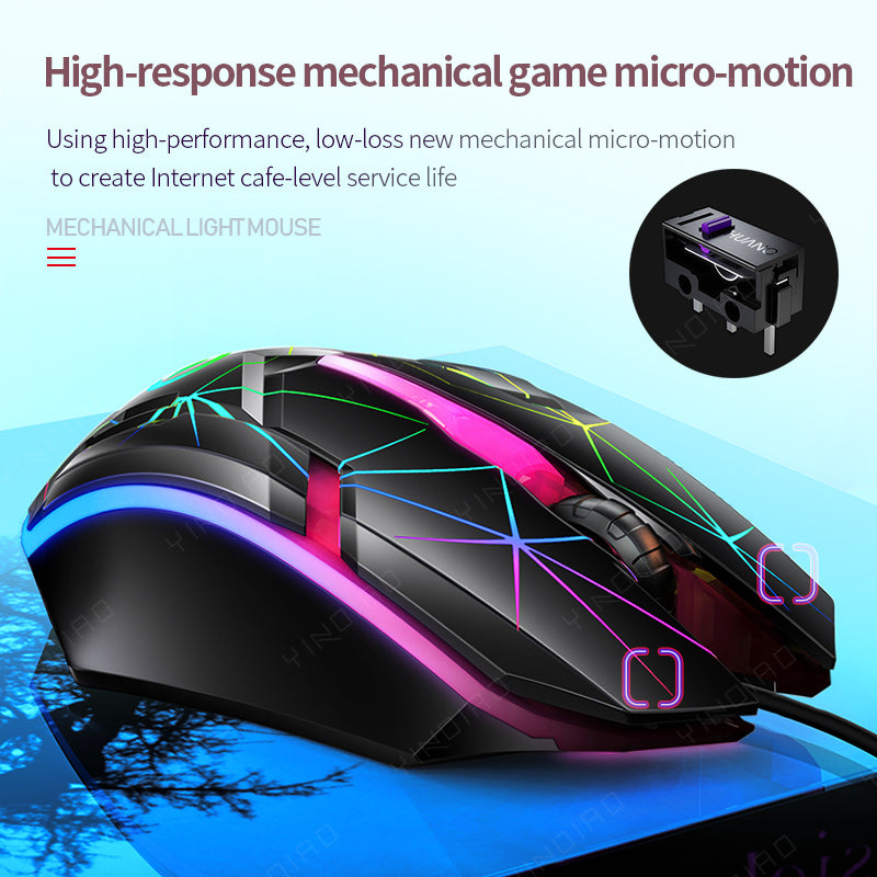 Ergonomic Mouse Wired With Backlight baby magazin 