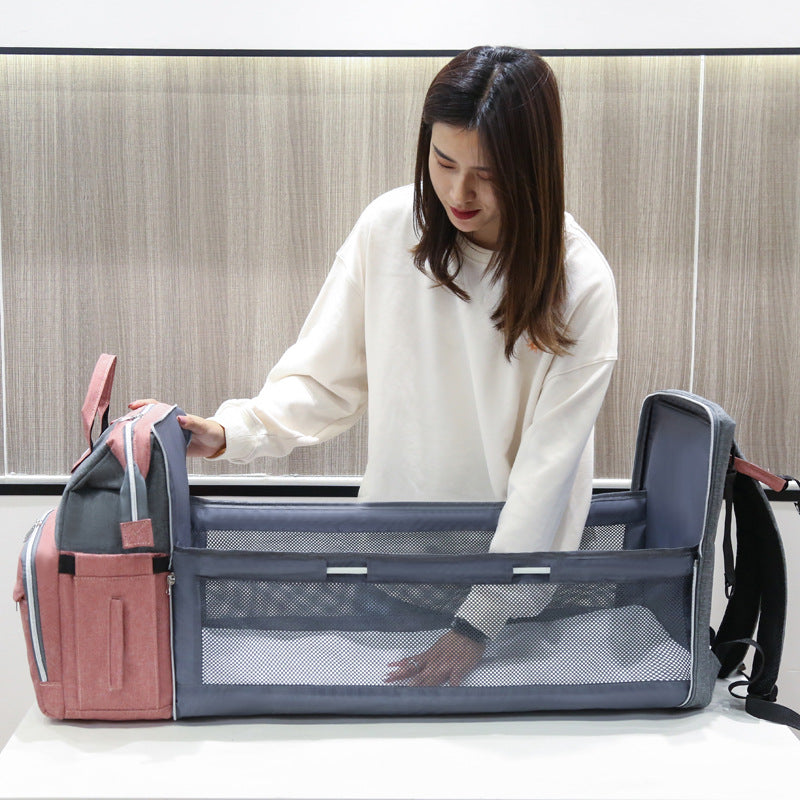 Fashion Mummy Maternity Diaper Bag Large Nursing Bag Travel Backpack Designer Stroller Baby Bag Baby Care Nappy Backpack baby magazin 