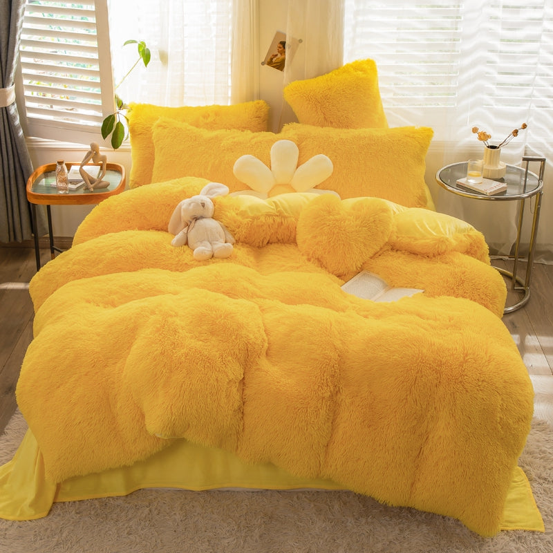 Fluffy Comforter Cover Bed Sets baby magazin 