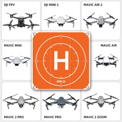 Foldable Square Universal Quadcopter Drone Mini 50cm 65cm Landing Pad for DJI FPV Combo RC Helicopter Drone Accessories baby magazin 