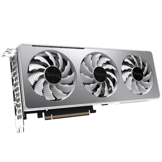 For Gigabyte GeForce RTX 3060 VISION OC 12G Snow Eagle gpu pc gaming graphics card support rtx3060 12gb cooling fan baby magazin 
