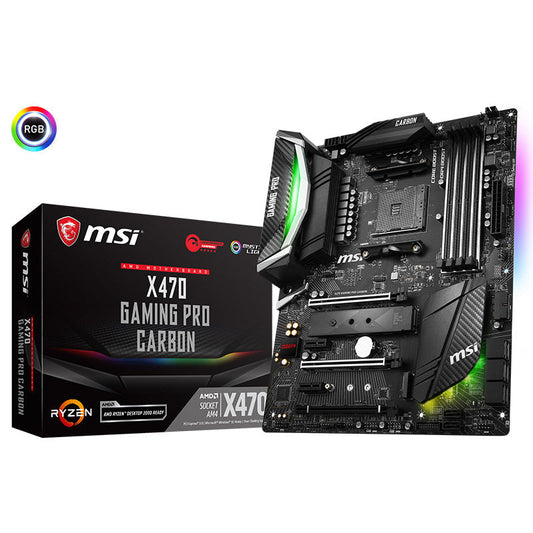 For MSI X470 GAMING PRO CARBON ddr4 atx desktop computer game motherboard support cpu amd x570 Socket AM4 msi main board baby magazin 