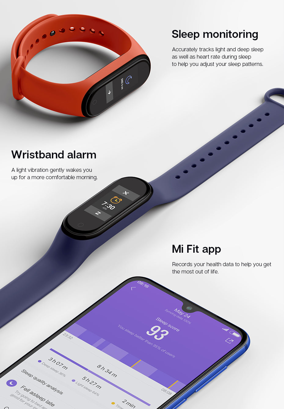 For Mi Band 5 Smart Wristband Bracelet Fitness Tracker M5 Heart Rate Blood Pressure Monitor Touch Control Watch baby magazin 