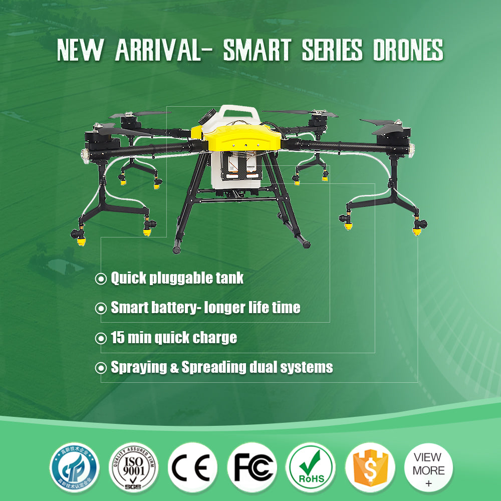 Fumigation Drone 16l 4 axis Plant Protection Crop Spray UAV Gas Drone Agriculture Spraying Sprayer Fumigations With Drones baby magazin 