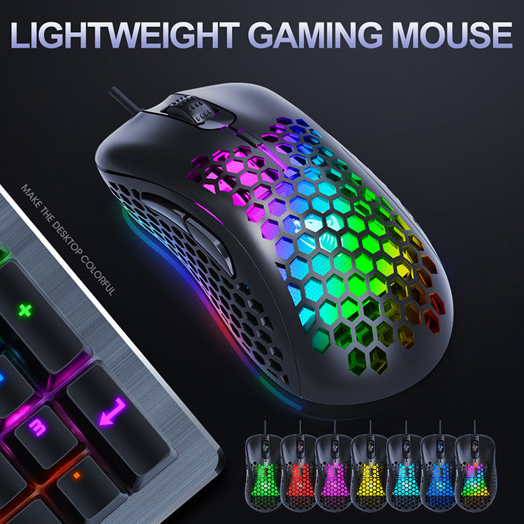 G540 Plus Model O Wired Gaming Mouse Light Weight RGB baby magazin 
