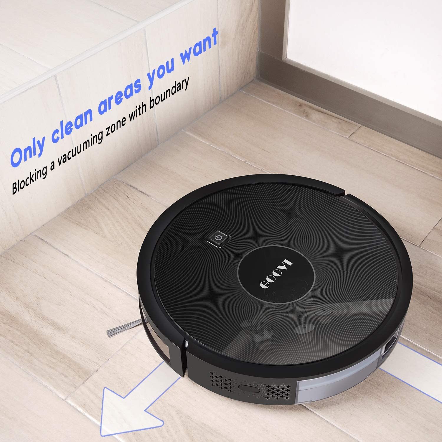 GOOVI D380 Smart Automatic Self Charge 1600Pa Nidec Brushless DC Motor Cleaning Robot Vacuum Cleaner baby magazin 